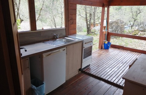 Simiane-la-Rotonde Cabin | Chalet Sylvacane- 2 to 4 people