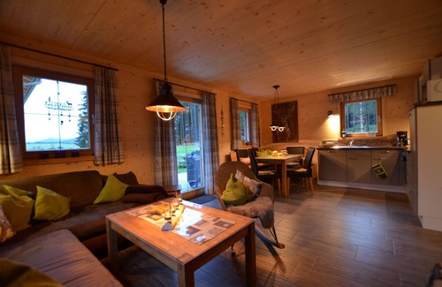 Lechbruck House | Chalet Waldromantik with sauna, Swedish stove, quiet location on the edge of the forest, lake and mountain view