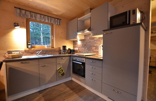 Lechbruck House | Chalet Waldromantik with sauna, Swedish stove, quiet location on the edge of the forest, lake and mountain view