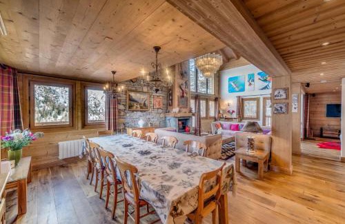 Les Brevieres Ski Chalet | Chalet Zanskar - Chalet 5 - 180m2 - 6 chambres, 6 salles de bain, jacuzzi MAE-3407