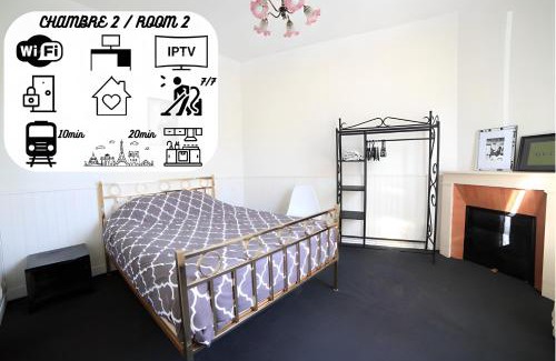 Maisons-Alfort House | Chambre 2, calme, 1 station de PARIS