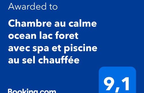 Hourtin House | Chambre au calme océan lac foret avec piscine au sel et spa