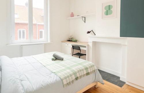 Ronchin House | Chambre privée - Proche Lille