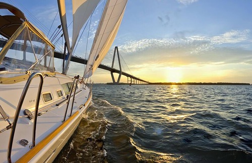 Downtown Charleston Boat Rental | Charleston's Premiere 50ft Luxury Sailing Yacht, 'Fate' and Kismet Party Yacht