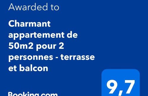 La Perriere Apartment | Charmant appartement de 50m2 pour 2 personnes - terrasse et balcon