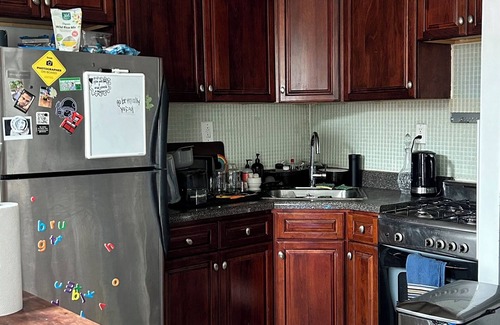 Crown Heights Apartment | Charming 1-bedroom in a converted 2-bed, w/office WiFi, AC in amazing Brooklyn
