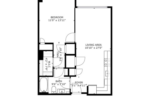 Bethesda Apartment | Charming 1BR in Bethesda with Gym & Rooftop Pool