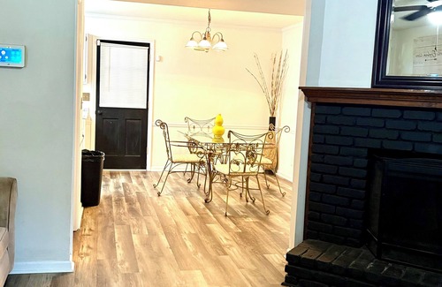 Macon House | Charming 2-bedroom house in tranquil Macon with AC. Pets welcome.