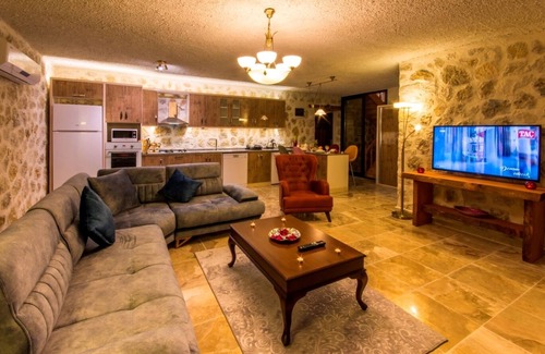 Islamlar House | Charming 2 Bedroom Stone-Built Villa with Secluded Pool and Distant Sea Views