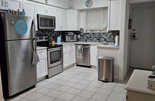 Seaside Heights Condo | Charming 2 BR condo across from Seaside Heights North Beach and the Boardwalk!