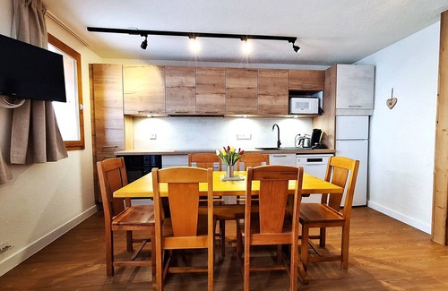 Bellentre Apartment | Charming 3-room apartment with terrace, near slopes, for 6 people in La Plagne