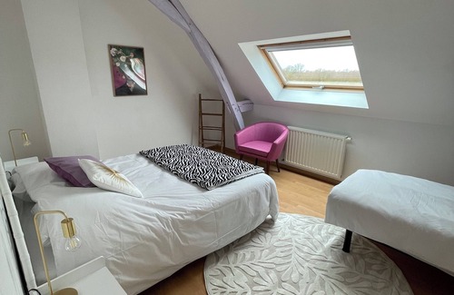 Pontigne Other | Charming 8-bedroom farmhouse with swimming pool for 30 people