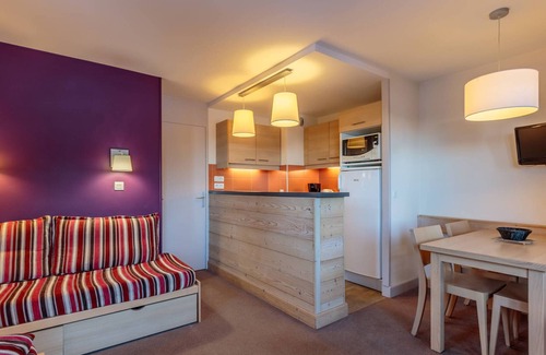 Plagne 1800 Apartment | Charming apartment in La Plagne, 1 bedroom, balcony, near shops