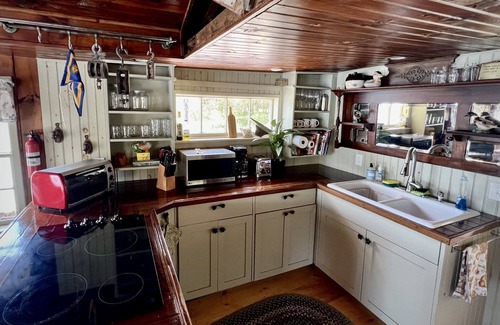Plymouth Cottage | Charming Antique Boathouse Located Directly On Long Pond.