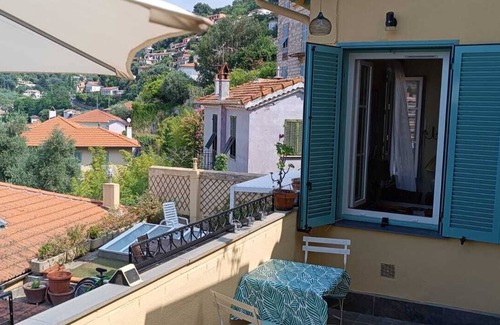 Sainte-Agnes Apartment | Charming apartment with unobstructed view
