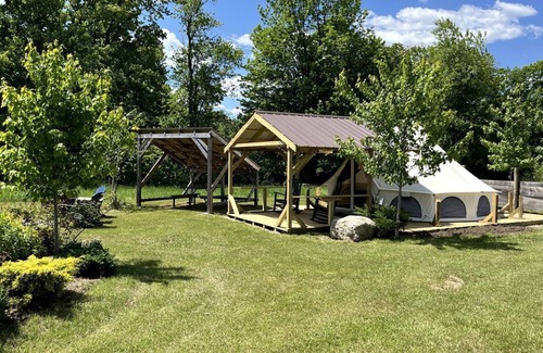 Turner RV Rental | Charming Bell Tent Fantastic for a Cozy Glamping Experience in Turner, Maine