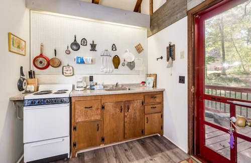 Moultonborough Cabin | Charming boathouse for two with deck overlooking Lake Kanasatka