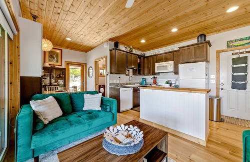 Gold Beach House | Charming coastal home with water views, large covered deck