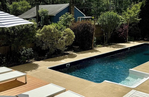 Garrison House | Charming Contemporary Home with Lap Pool and fully enclosed yard