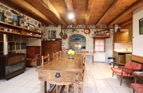 Thiezac Cottage | Charming Cottage in Auvergne's Volcano Park with Fireplace and Garden