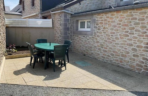 Gratot Cottage | Charming Cottage in Gratot: Fireplace, Terrace, Near Beaches, Pet-Friendly, Sleeps 4