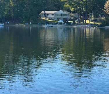 Raymond House | Charming & Cozy Lakefront Home - Private Beach!