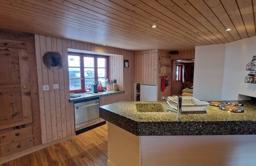 Saas-Fee Apartment | Charming duplex flat in the old Valais style house Hannig
