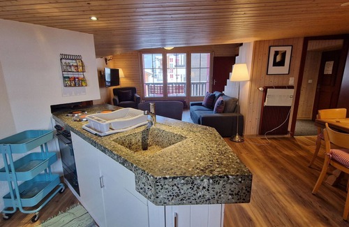 Saas-Fee Apartment | Charming duplex flat in the old Valais style house Hannig