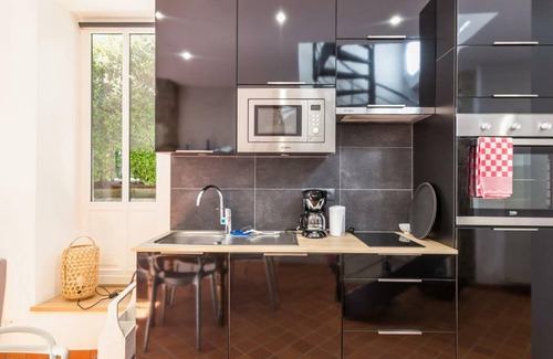 Avranches Apartment | Charming Duplex Loft in Historic Avranches with Private Terrace