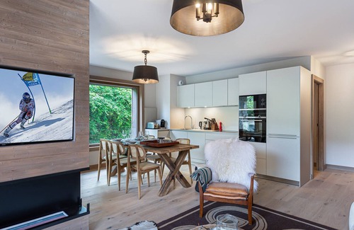 Megeve Apartment | Charming Garden-Level Apartment in Rochebrune, Megève – Sleeps 6