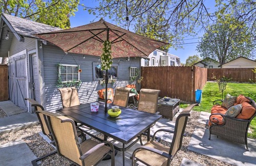 Nampa House | Charming Home in Downtown Nampa with Patio and Yard!