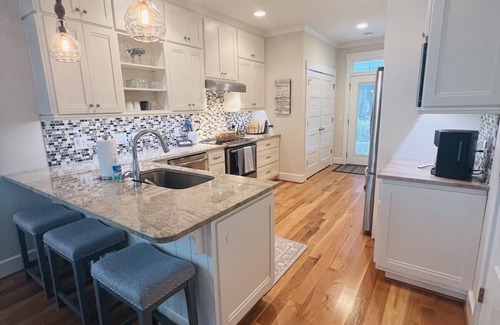Southport House | Charming home in Southport Center with large heated swim spa.