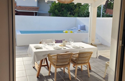 Biscarrosse Plage Villa | Charming house in Biscarrosse Plage with heated swimming pool