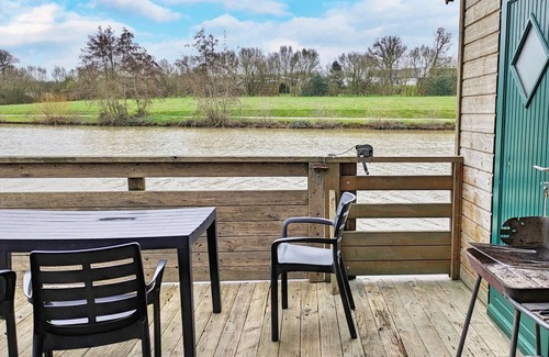 Villiers-Charlemagne Cottage | "Charming Lakeside Chalet with Private Fishing Pier, Game Room, and Nearby Village Amenities"