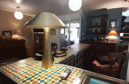 La Saline Les Bains Apartment | Charming lodge type apartment next to the beach