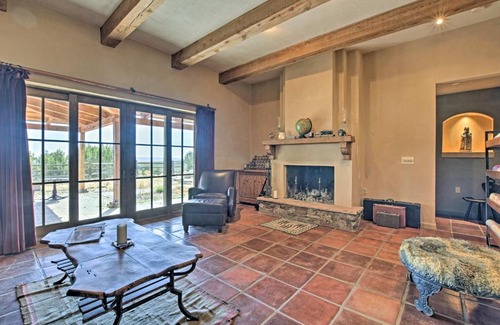 Cerrillos House | Charming Mountain Estate with Views and Fire Pit!