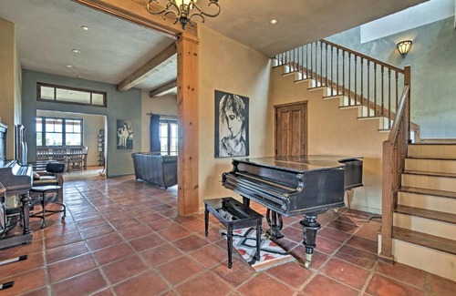 Cerrillos House | Charming Mountain Estate with Views and Fire Pit!