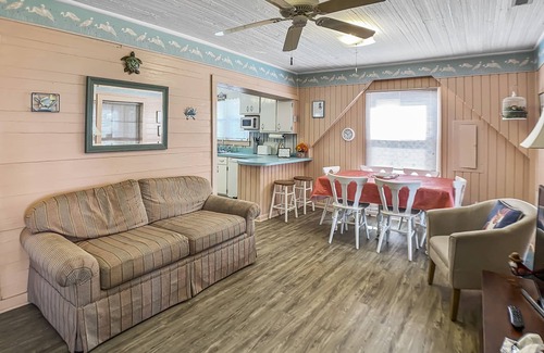 Folly Beach House | Charming Oceanfront Escape: Private Boardwalk, Sun Porch, Beach Gear