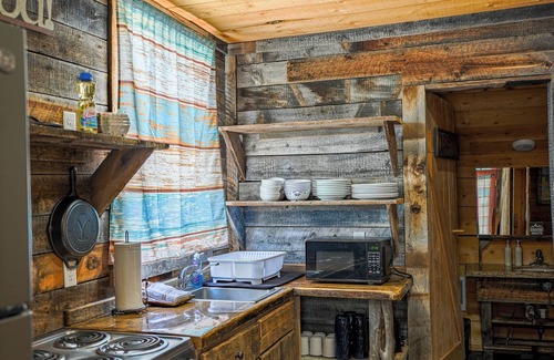 Dubois Cabin | Charming riverfront 2-bedroom cabin in enchanting Dubois with WiFi