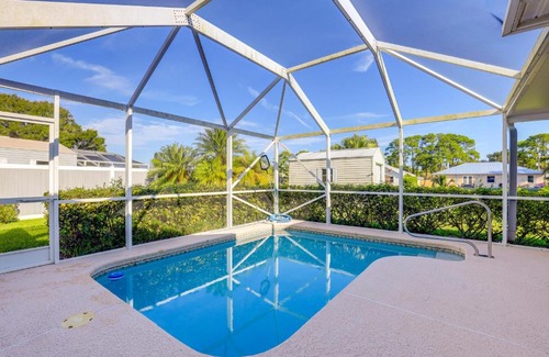 Port Saint Lucie House | Charming St Lucie River Retreat with Pool and Dock!