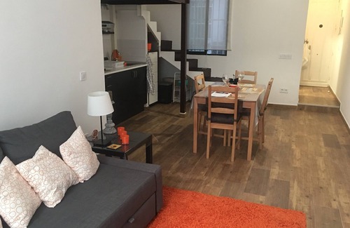 El Viso Apartment | Charming studio with loft bedroom for rent in El Viso