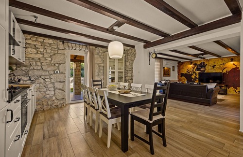 Topid Villa | Charming Villa Antoana for families and kids in Labin - Rabac with kids playground & private pool