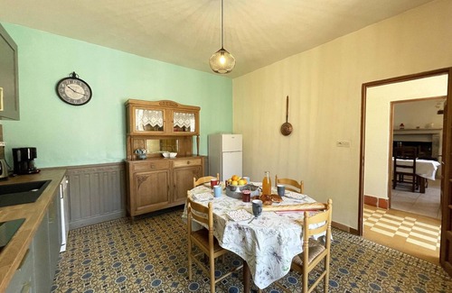 Bures Cottage | Charming Village Home with Garden, Terrace, Fireplace & WIFI near Perche Forest