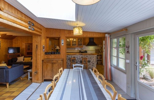 Cauterets House | Charming Village House with Private Courtyard, Fireplace & WiFi