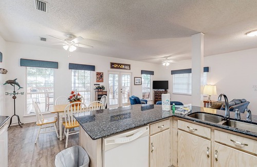 Ono Island House | Charming waterfront home with lovely views, grand deck & inviting interior