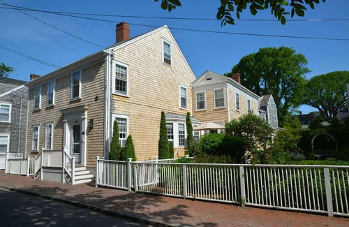 Nantucket Town House | Charming White Unit - King Bed and Private Bath