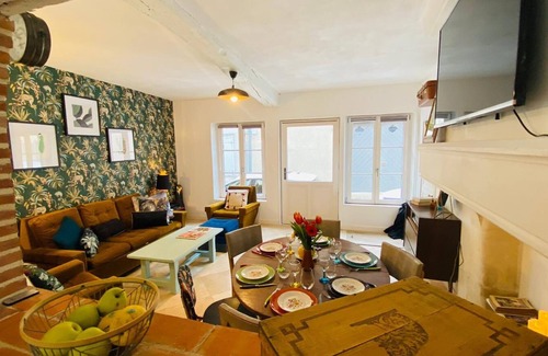 Bar-sur-Seine House | Chez Brigitte, Maison de Ville en pan de Bois, Cour Intérieure