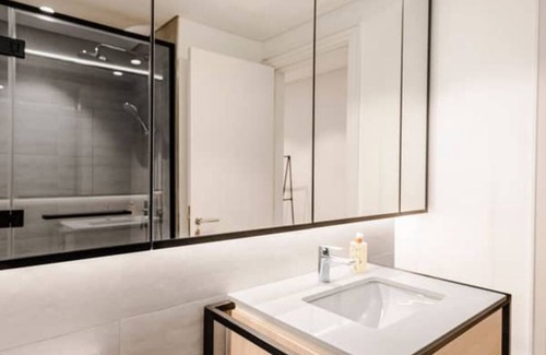 Ras Al Khor Industrial Area Apartment | Chic studio apartment with AC, fitness room in wonderful Sohba Hartland Dubai