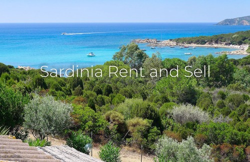 Teulada Villa | Chia, Lavanda villa, panoramic sea view, 8p, 100mt from the sea, air conditioning
