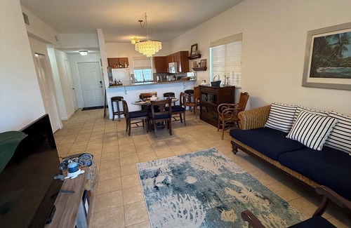 Alice Town Condo | Chic 2-bedroom condo in brilliant Bimini Bay, steps from the Beach, WiFi, AC